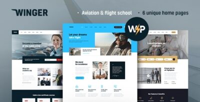 Winger - Aviation & Flight School WordPress Theme v1.0.14