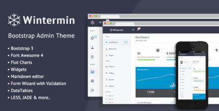 Wintermin - Bootstrap Admin Theme