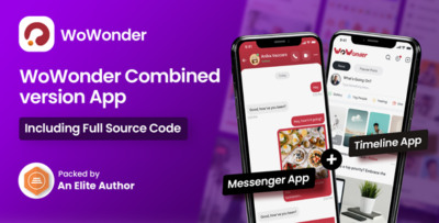 WoWonder Mobile - The Ultimate Combined Messenger & Timeline Mobile Application