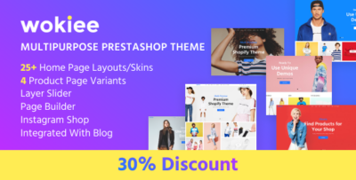 Wokiee - Multipurpose Prestashop Theme