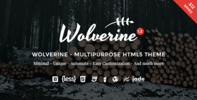 Wolverine - Multipurpose HTML5 Template