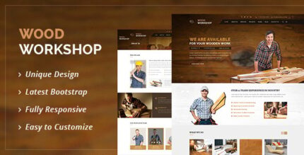 Wood Workshop - Carpenter and Craftman HTML Templatec