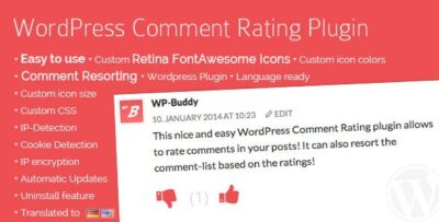 WordPress Comment Rating Plugin