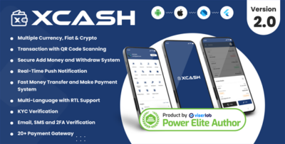 XCash - Cross Platform Mobile Wallet Application User App