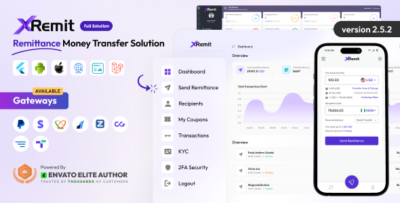 XRemit - Remittance Money Transfer Full Solution