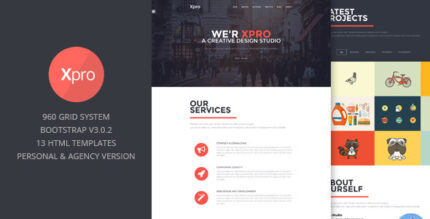 Xpro - Onepage Multipurpose Bootstrap HTML