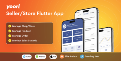 YOORI eCommerce Flutter Seller App