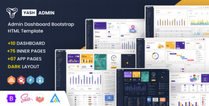 YashAdmin - Admin Dashboard Bootstrap HTML Template