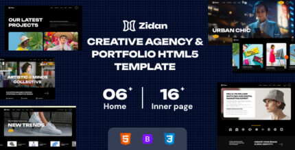 Zidan - Creative Agency & Portfolio HTML5 Template