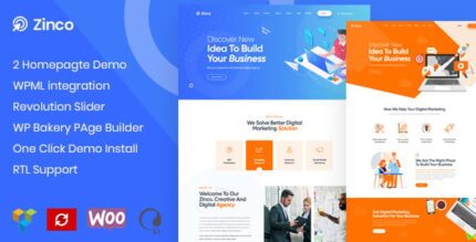 Zinco - Digital Marketing Agency WordPress Theme v1.1.3