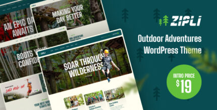 Zipli - Outdoor Adventures WordPress Theme