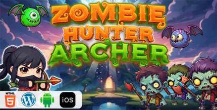 Zombie Hunter Archer - HTML5 Construct3 Game