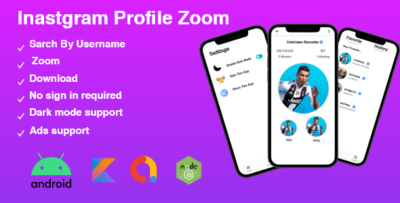 Zoom and download any Instagram profile picture to see it in full size