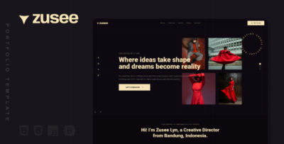 Zusee - Personal Portfolio Template