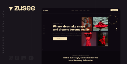 Zusee - Personal Portfolio Template