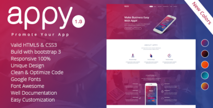 appy App Landing Page