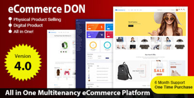 eCommerce DON - Multi tenancy Online Store Platform SAAS