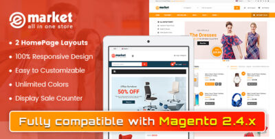 eMarket - SuperShop Responsive Magento 2 Theme