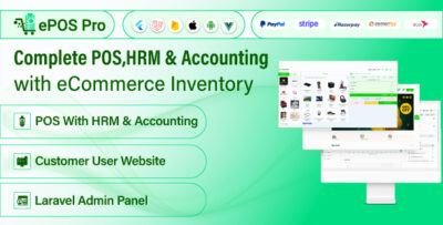 ePOS Pro - POS, HRM & Accounting with eCommerce Solution