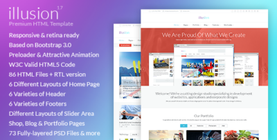 illusion - Premium Multipurpose HTML Template