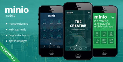 minio - HTML Mobile Template