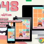 2048 Cuteness Edition - HTML5 Skill Game