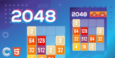 2048 - HTML5 Puzzle Game (Construct 3 + Admob)