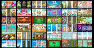 36 HTML5 GAMES IN 1 SUPER BUNDLE!!! (Construct 3 Construct 2 Capx)