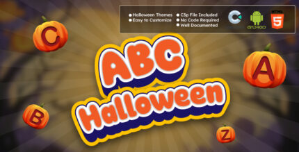 ABC Halloween Game- Educational Game - HTML5, Construct 3