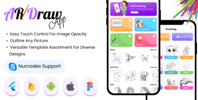 AR Draw Trace to Sketch - The Ultimate Sketch Art App in Flutter