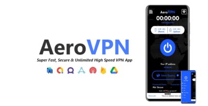 AeroVPN - Super Fast, Secure High Speed VPN App ADMOB, APPLOVIN, FAN, FIREBASE, ONESIGNAL, G DRIVE