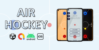 Air Hockey Game (Unity + Admob + Leaderboard)