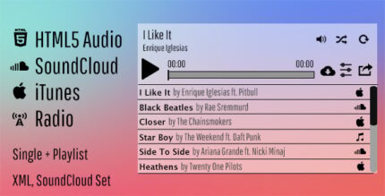 All in One Audio and Radio Player