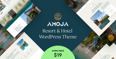 Amoja - Resort & Hotel WordPress Theme