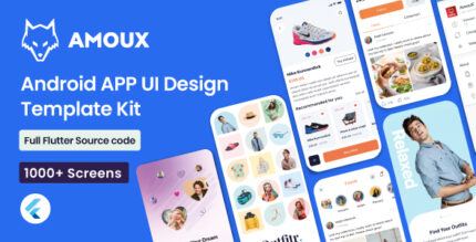 Amoux - Flutter Apps UI Design Template Kit