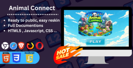 Animal Connect - HTML5 Game - Construct 2-3