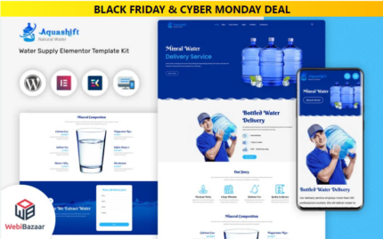 Aquashift - Drinking Water WordPress Delivery Services Theme