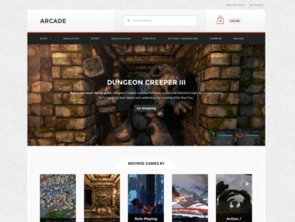 Arcade Storefront Theme for WooCommerce