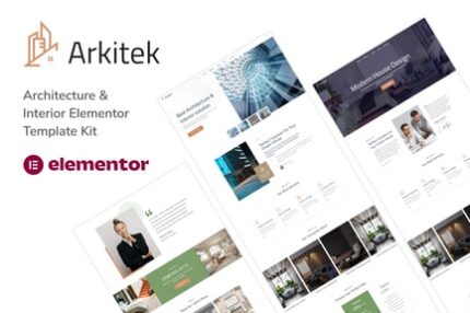 Arkitek - Architecture & Interior Elementor Template Kit