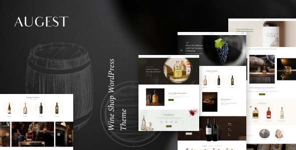 Augest - Wine Store WordPress Theme Augest - Wine Store WordPress Theme