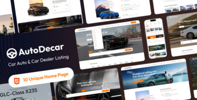 AutoDeal - Car Dealer, Rental & Listing HTML Template