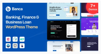 Banca - Banking, Finance & Business Loan WordPress Theme