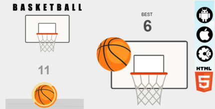 Basketball - HTML5 Game - Construct2 & Construct3 CAPX