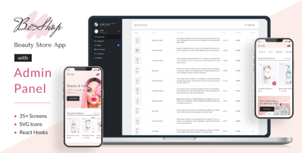 BeShop - Beauty Store App with Laravel Orchid Admin Panel CLI 0.70.6
