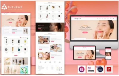 Beauty Care - The Elementor Cosmetic & Spa WordPress theme