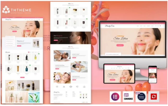 Beauty Care – The Elementor Cosmetic & Spa WordPress theme