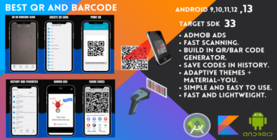 Best Qr and Barcode-Scanner and Generator with Admob Ads