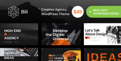 Bili - Creative Agency WordPress Theme v1.1.13