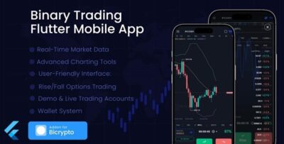 Binary Trading Flutter Mobile App