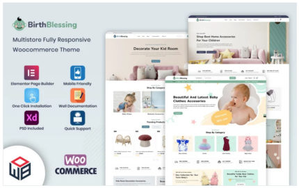 BirthBlessing - Kids Clothing & Toys WooCommerce Template